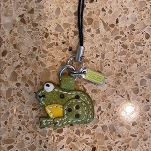 Coach frog keychain